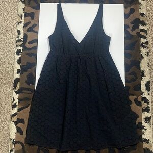 Old Navy - Size M - Black Floral Lace Summer Mini Dress - Women’s